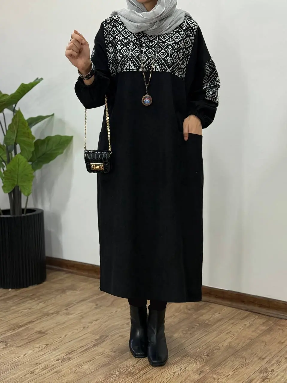 پیراهن مانتویی پاییزه آوان 1